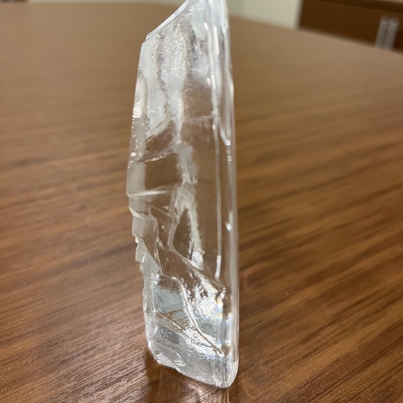 Nybro Sweden Crystal winter ice scene penguin and baby display/paperweight gift. - Picture 4 of 14